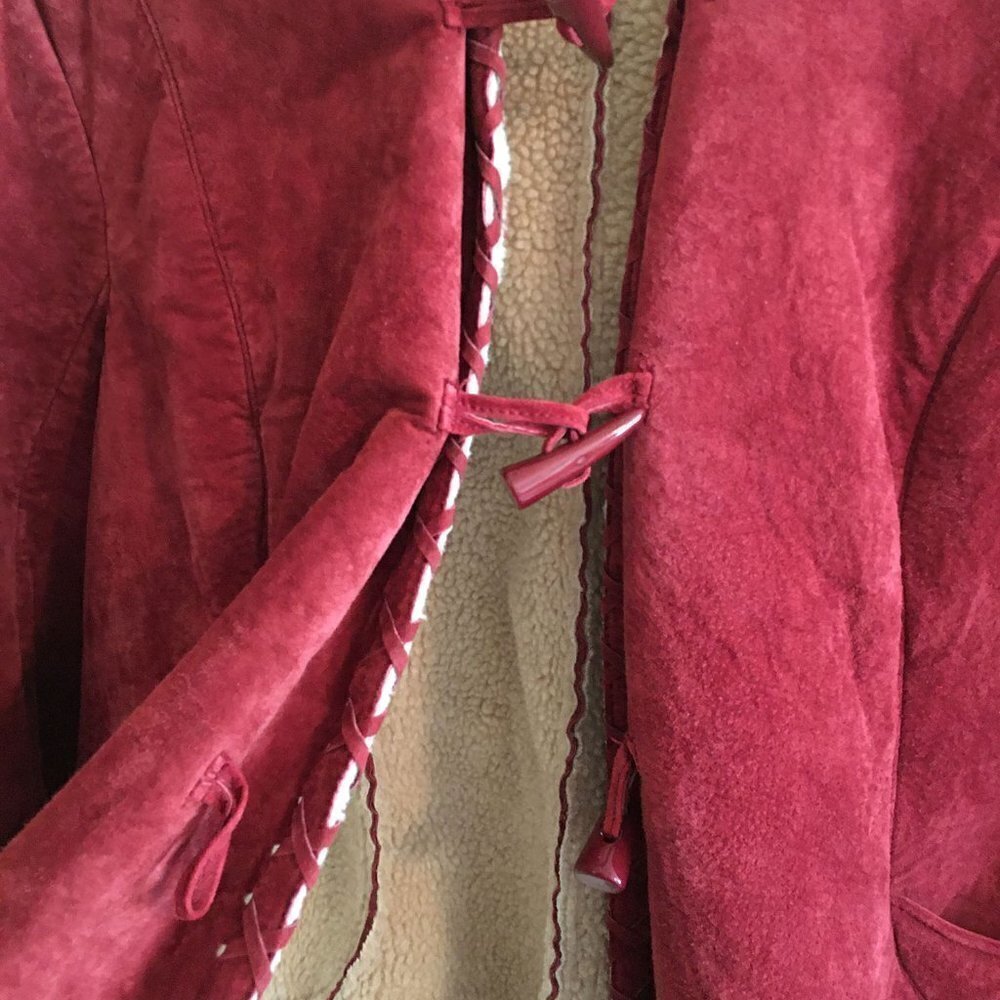 Torrid Suede Hoodie Jacket Size 2 18/20 - Picture 5 of 13